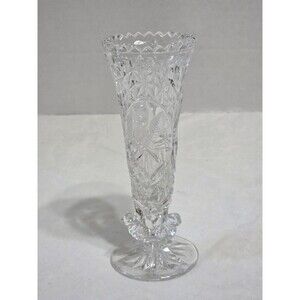Hofbauer Bydes Crystal Bud Vase 7" 2 3/4"